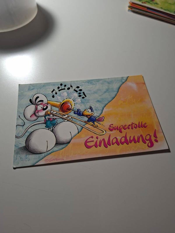 Diddl Einladungskarte