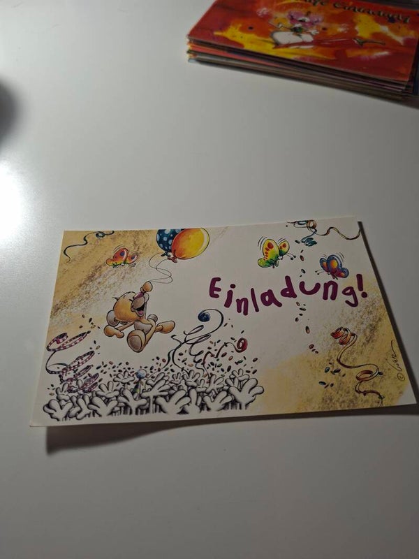 Diddl Einladungskarte