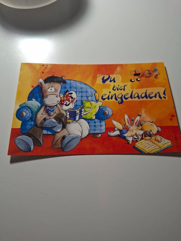 Diddl Einladungskarte