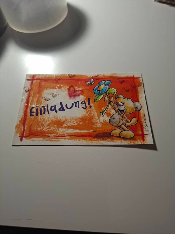 Diddl Einladungskarte