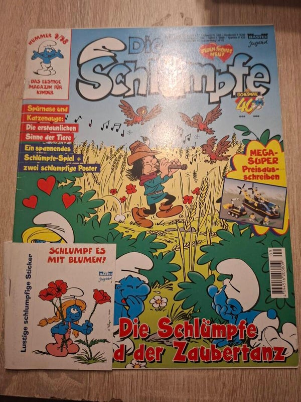 Schlümpfe Comic Nr. 9/98
