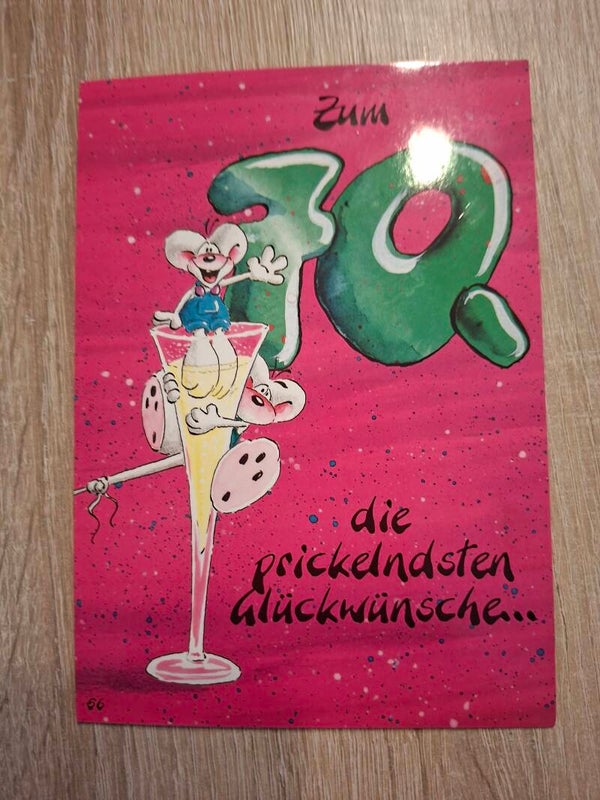 Diddl Geburtstagklapp Postkarte Nr. 56