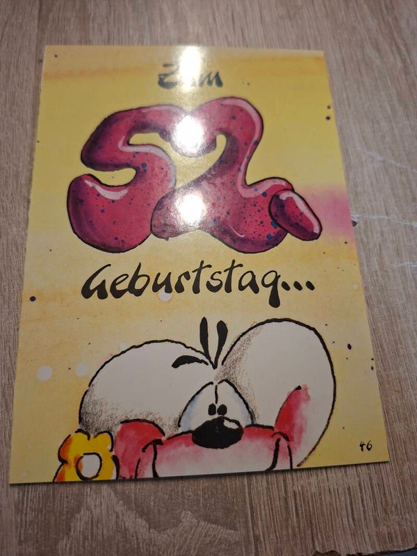 Diddl Geburtstagklapp Postkarte Nr. 46