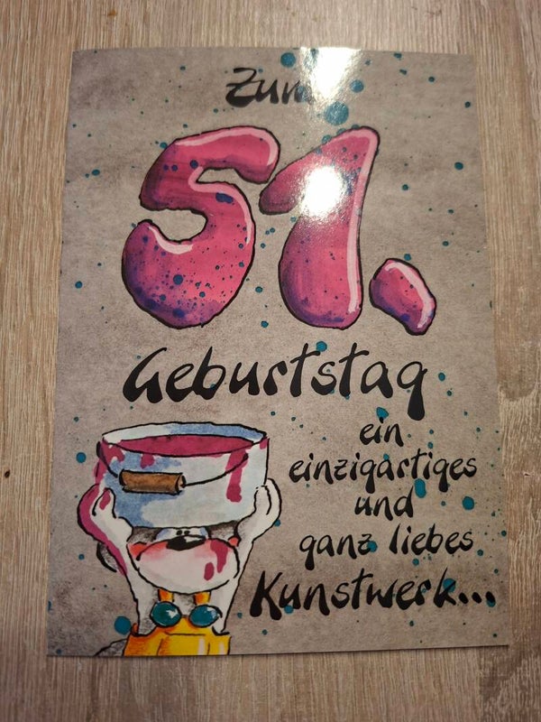 Diddl Geburtstagklapp Postkarte Nr. 45