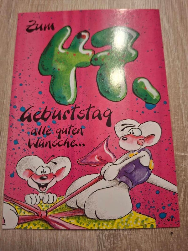 Diddl Geburtstagklapp Postkarte Nr. 39