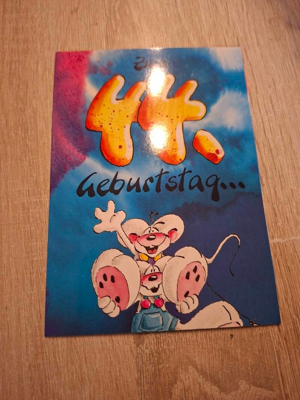Diddl Geburtstagklapp Postkarte Nr. 36