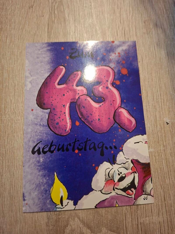 Diddl Geburtstagklapp Postkarte Nr. 35