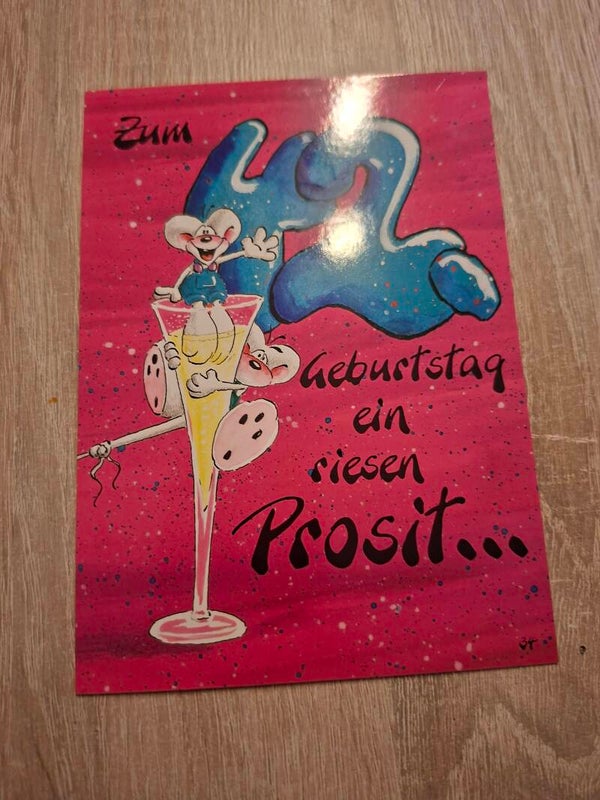 Diddl Geburtstagklapp Postkarte Nr. 34