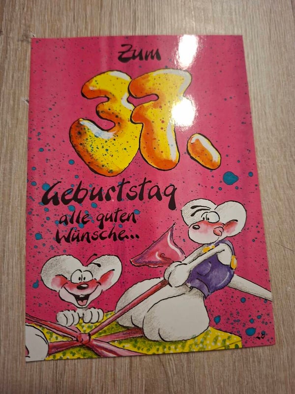 Diddl Geburtstagklapp Postkarte Nr. 28