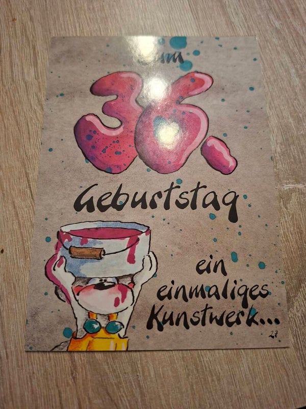 Diddl Geburtstagklapp Postkarte Nr. 27