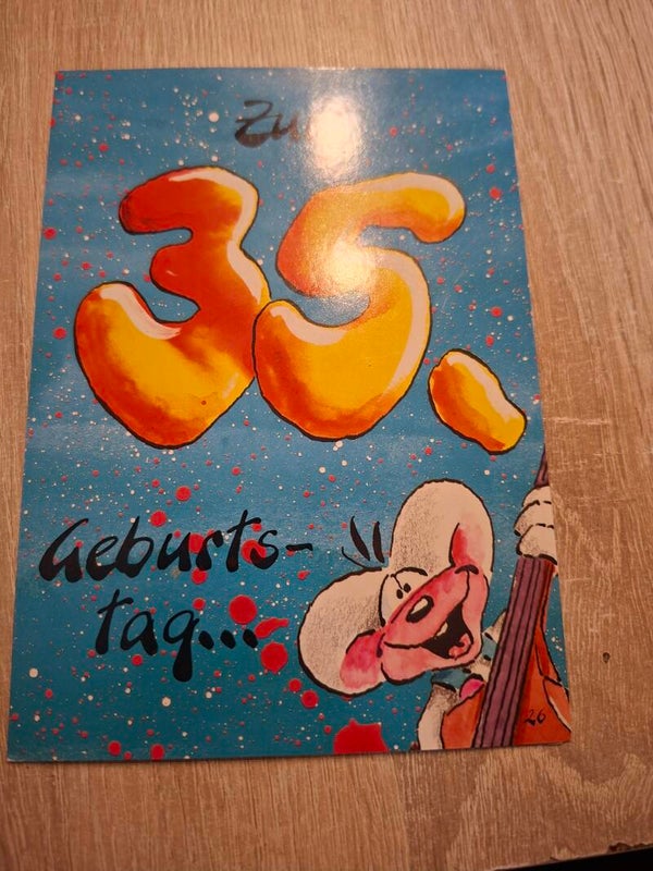 Diddl Geburtstagklapp Postkarte Nr. 26