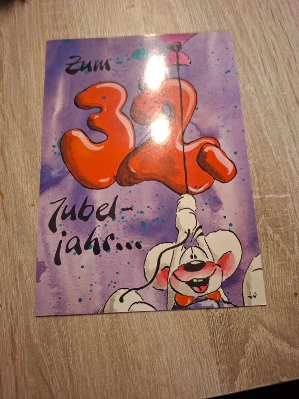 Diddl Geburtstagklapp Postkarte Nr. 23