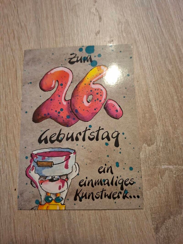 Diddl Geburtstagklapp Postkarte Nr. 15