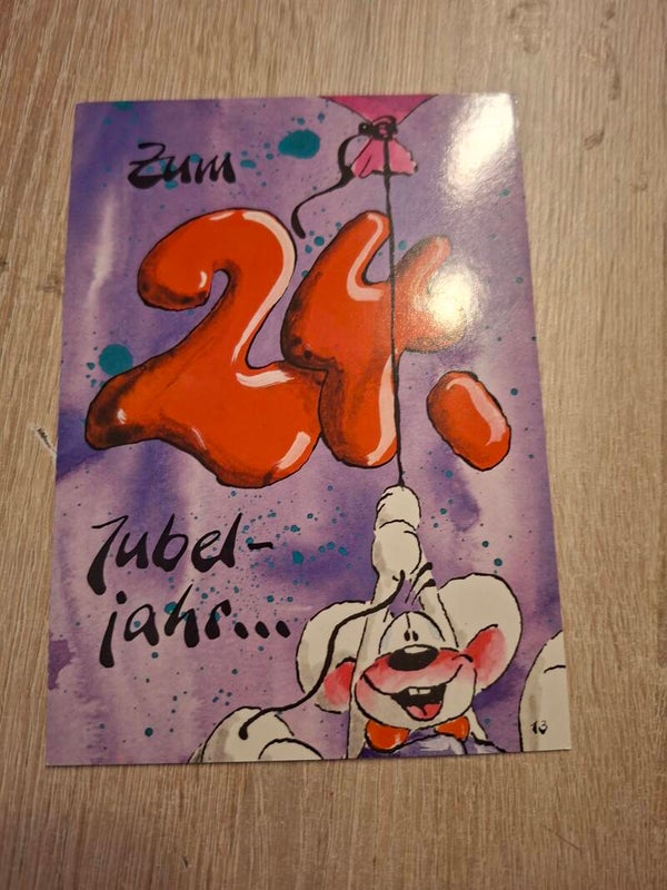 Diddl Geburtstagklapp Postkarte Nr. 13