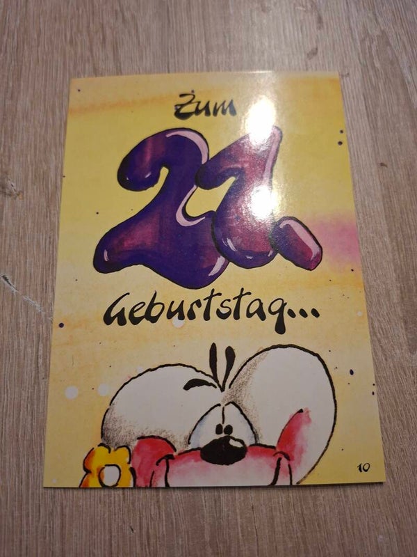 Diddl Geburtstagklapp Postkarte Nr. 10