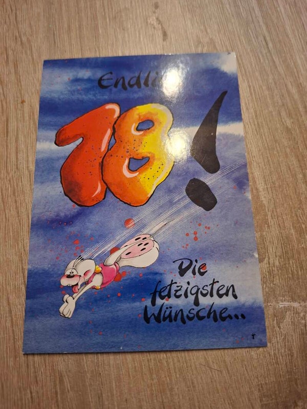 Diddl Geburtstagklapp Postkarte Nr. 4