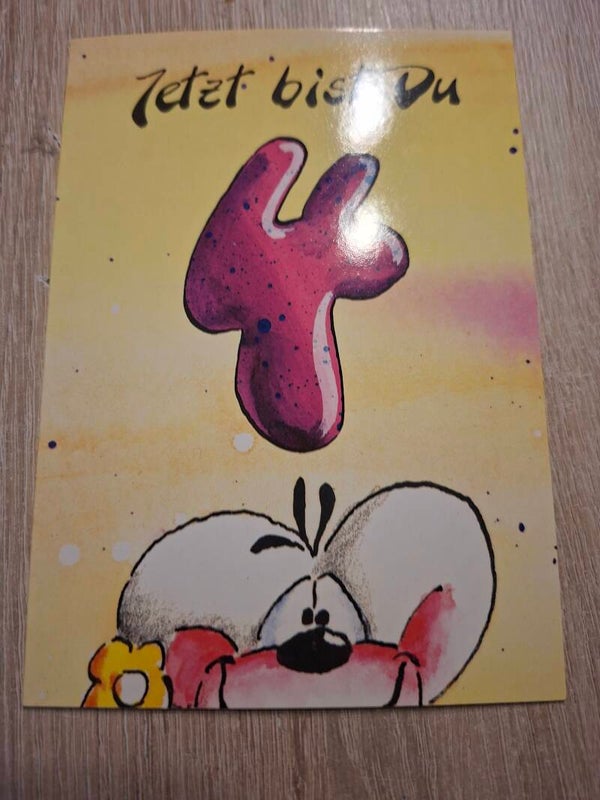 Diddl Geburtstagklapp Postkarte