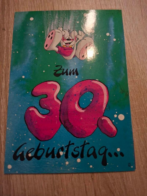 Diddl Geburtstagklapp Postkarte Nr. 8