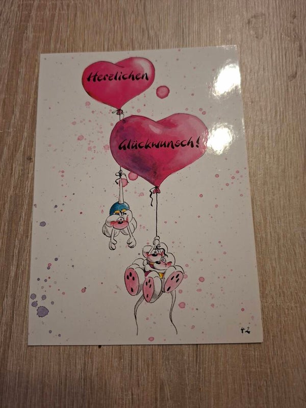 Diddl Geburtstagklapp Postkarte Nr. 42