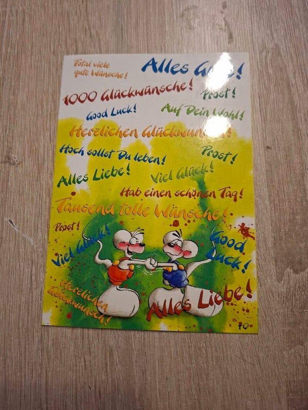 Diddl Geburtstagklapp Postkarte Nr. 40