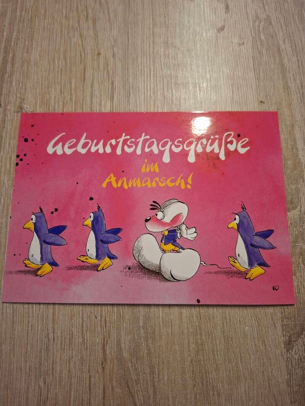 Diddl Geburtstagklapp Postkarte Nr. 10