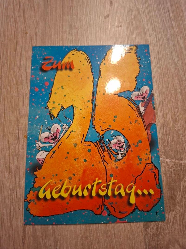 Diddl Geburtstagklapp Postkarte Nr. 4