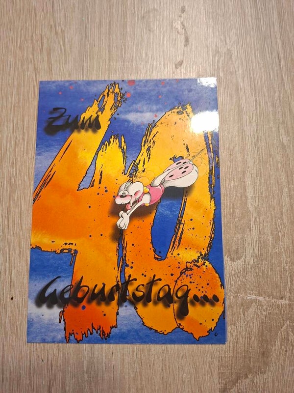 Diddl Geburtstagklapp Postkarte Nr. 6