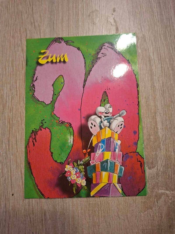 Diddl Geburtstagklapp Postkarte Nr. 5