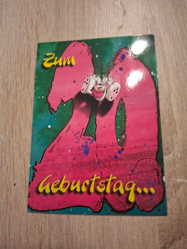 Diddl Geburtstagklapp Postkarte Nr. 3