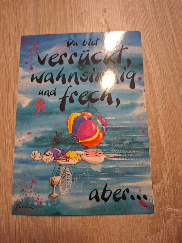 Diddl Geburtstagklapp Postkarte Nr. 38