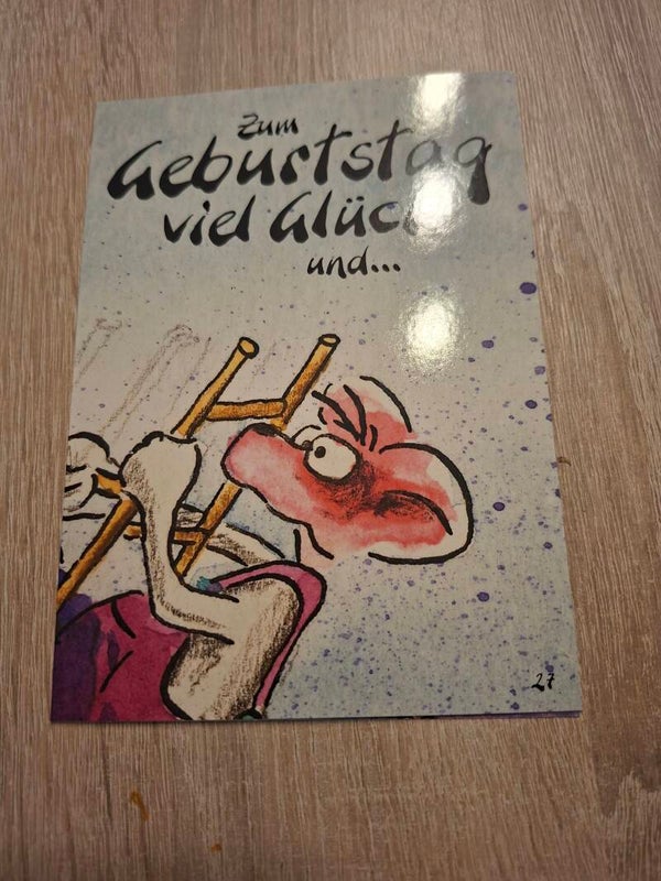 Diddl Geburtstagklapp Postkarte Nr. 27