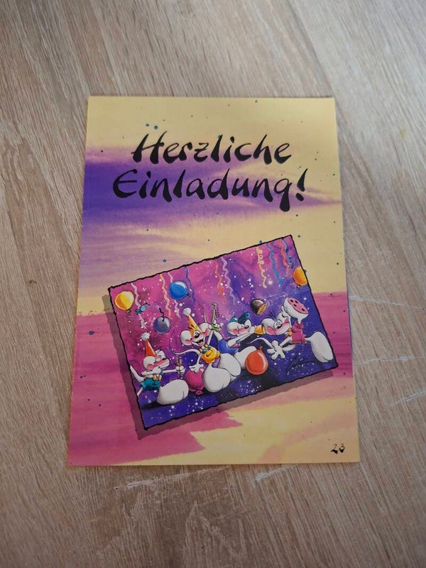 Diddl Spruch klapp Postkarte Nr. 23