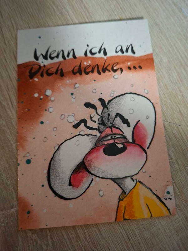 Diddl Spruch klapp Postkarte Nr.32