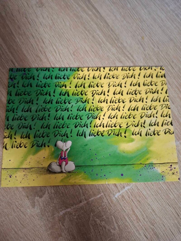 Diddl Spruch klapp Postkarte Nr. 14