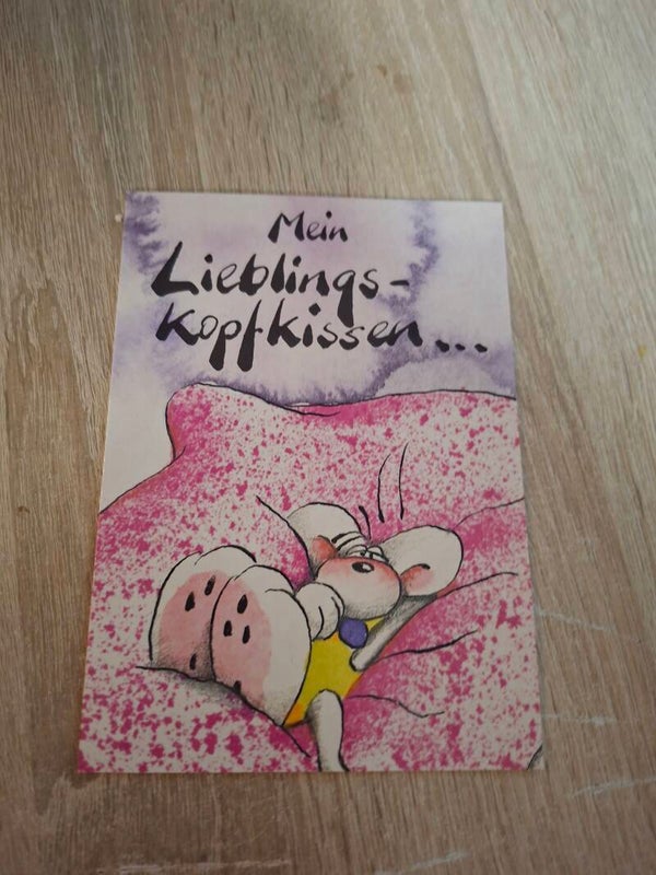 Diddl Spruch klapp Postkarte Nr. 15