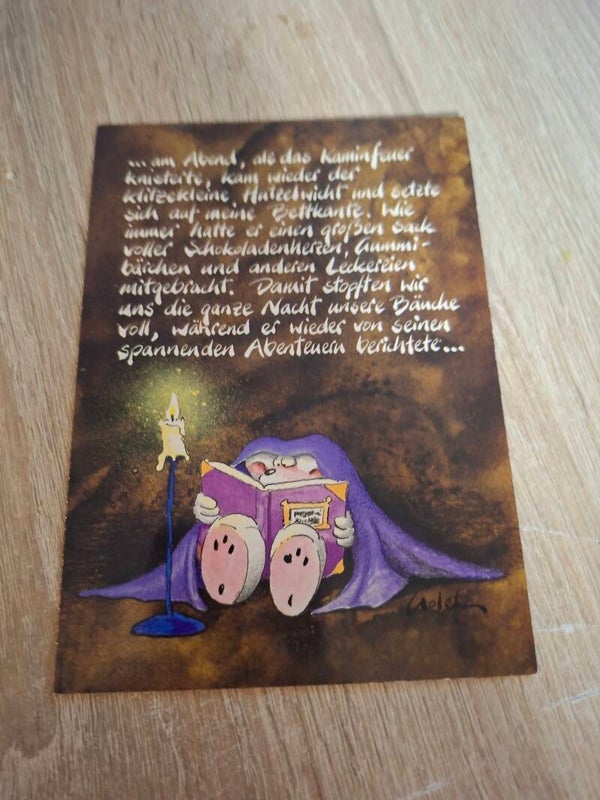 Diddl Spruch klapp Postkarte Nr. 49