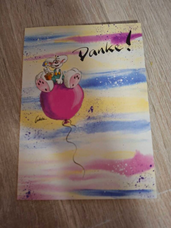 Diddl Spruch klapp Postkarte Nr. 42
