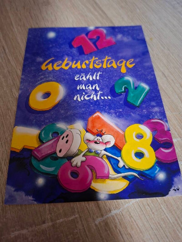 Diddl Geburtsklappkarte Nr. 23