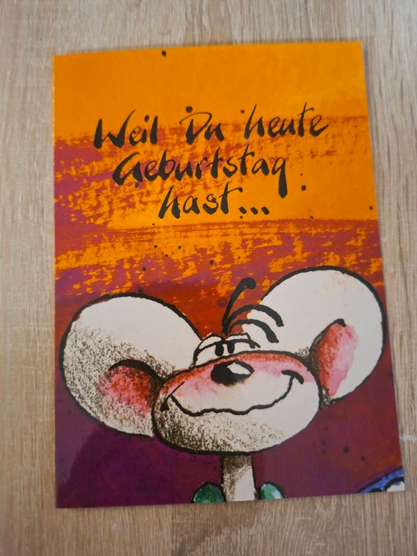 Diddl Geburtsklappkarte Nr. 4