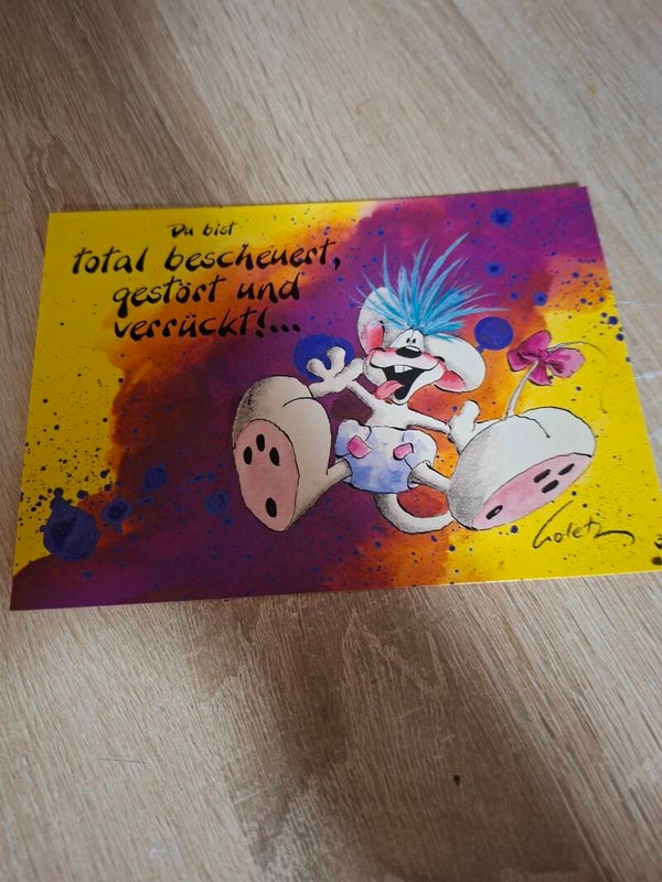 Diddl Geburtsklappkarte Nr. 3