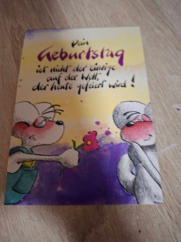 Diddl Geburtsklappkarte Nr. 1