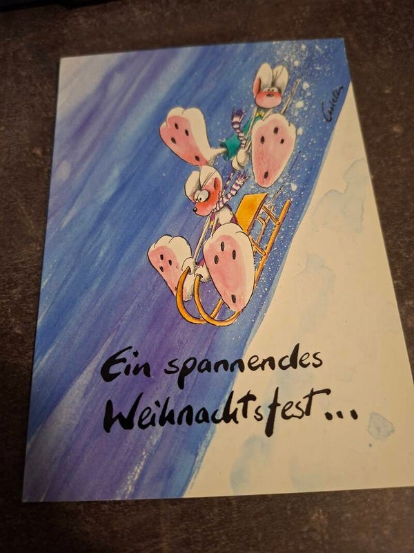 Diddl Weihnacht Klappkarte Nr. 8