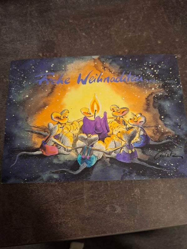 Diddl Weihnacht Klappkarte Nr. 1