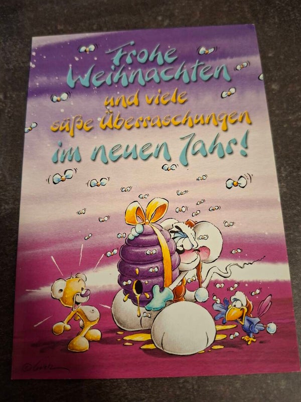Diddl Weihnacht Klappkarte