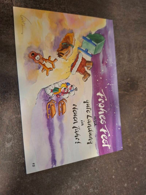 Diddl Weihnacht Klappkarte Nr. 48