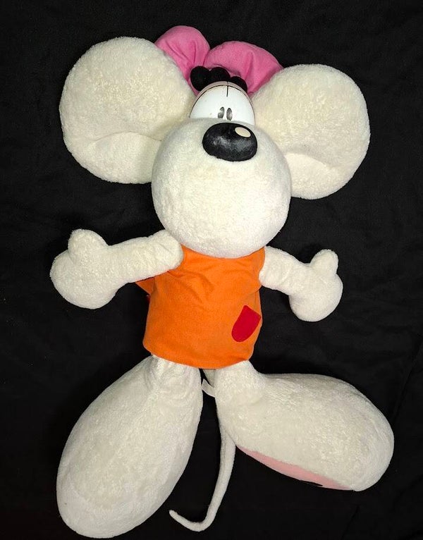 Diddlina XXL mit  rosa Schleife