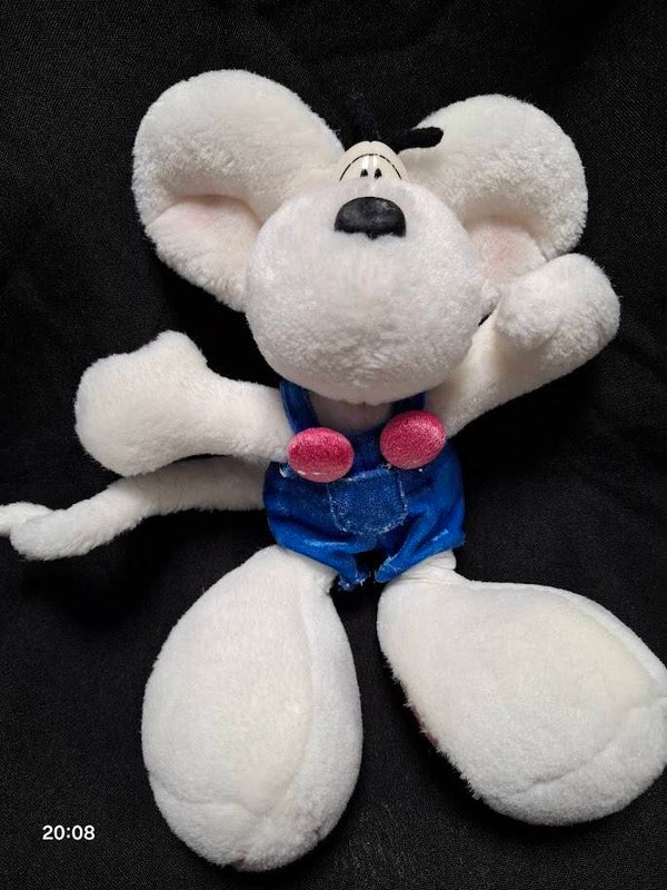 Diddl Maus mit blauem Latz