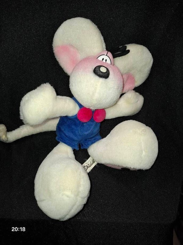 Diddl Maus mit blauem Latz