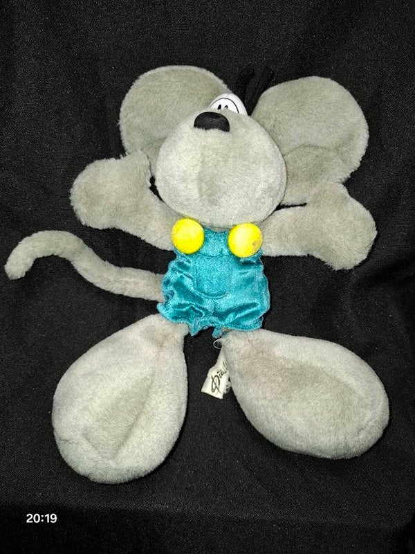 Diddl Maus mit türkisem Latz