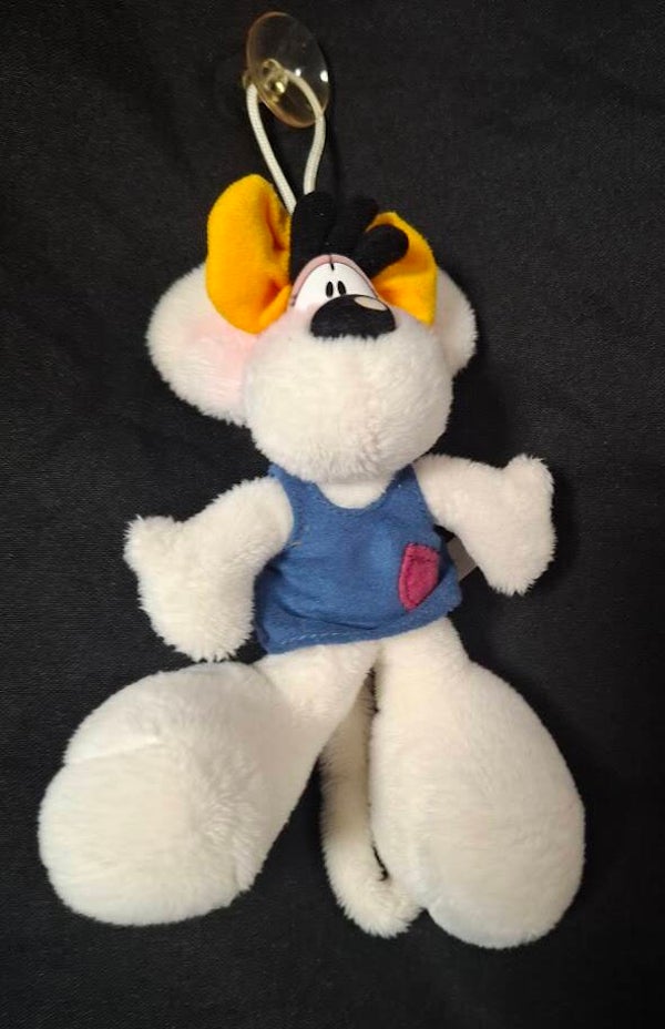 Diddlina mit gelbe Schleife